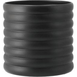 DBKD Cache-pot Mud noir Très grand, Ø 27 cm