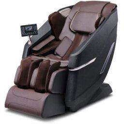VEVOR Fauteuil de Massage avec Piste SL Flexible, Masseur Shiatsu 3D Complet du Corps, Zéro Gravité, 10 à 18 Modes Automatiques, Chauffage, Haut-parleur Bluetooth, Coussin d’Air, et Écran Tactile
