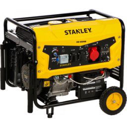 Stanley SG 5600B - Générateur de courant à essence - AVR - 5.5 kW - Continu 5.0 kW Triphasé