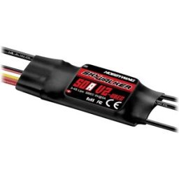 Hobbywing Skywalker V2 50A Régulateur brushless pour avion Charge admissible (max.): 70 A