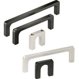 Rohde R3-12.075.01 Poignée profilé pour vis à tête cylindrique argent (L x l x H) 87.5 x 12 x 40 mm 1 pc(s)