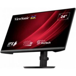 Moniteur LED Viewsonic VG2408A CEE E (A - G) 60.5 cm 23.8 pouces 1920 x 1080 pixels 16:9 5 ms HDMI™, DisplayPort, audio, stéréo (jack 3.5 mm), USB 3.1 (Gen 1),