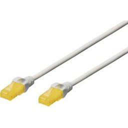 Digitus DK-1613-A-050 RJ45 Câble réseau, câble patch CAT 6a U/UTP 5.00 m gris sans halogène, torsadé par paire 1 pc(s)