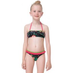 Maillots de bain enfant Desigual Maillot de bain 2 pièces fille rayitas Vert Vert