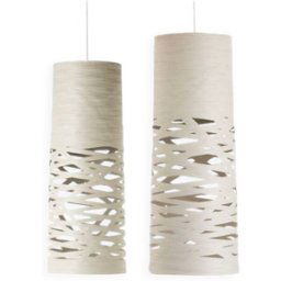 Paire de Suspensions Tress Piccola Marc Sadler Foscarini 2009 blanc 23x23x61