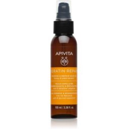 Apivita Keratin Repair Nourish Repair Hair Oil huile cheveux pour cheveux secs et abîmés 100 ml