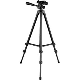 DÖRR Smarty Trépied 1/4 pouce Hauteur de travail=40.5 - 112 cm noir avec support pour smartphone, housse incluse