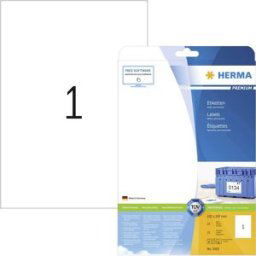 Etiquette universelles Herma 5065 210 x 297 mm papier blanc 25 pc(s) fixation permanente
