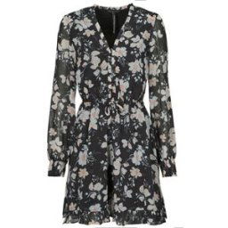 Robe courte Guess VANESSA FLARE Noir EU S,EU L femmes