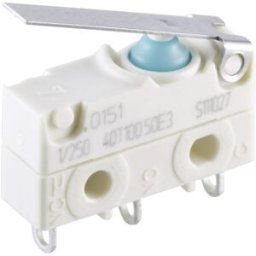 Marquardt 1045.6102 1045.6102 Microrupteur snap-action 250 V/AC 6 A 1 x On/(On) momentané/momentané (L x l x H) 19.4 x 6.4 x 9.9 mm IP67 1 pc(s)