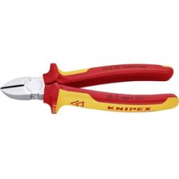Pince coupante diagonale avec facette Knipex 70 06 180 180 mm 1 pc(s)