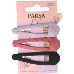 PARSA Beauty Pinces à cheveux en satin 3 Stück