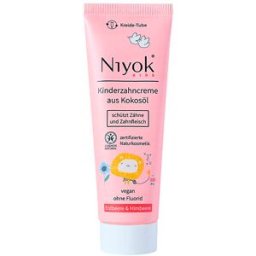 Niyok Dentifrice à l'huile de coco - Fraise et framboise KIDS 75 ml