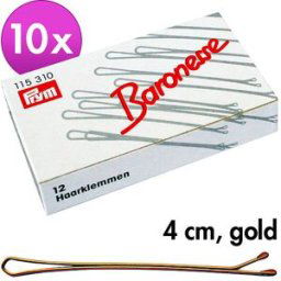 Prym Baronesse Pinces à cheveux Dorée