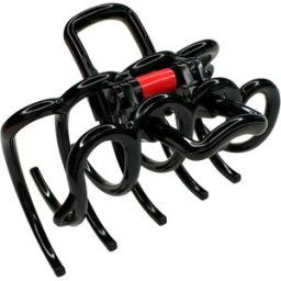 doouup Pince à cheveux noir classique Noir 1 pièce 40 mm 72 mm
