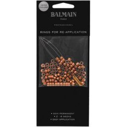 Balmain Anneaux pour extensions Brun clair