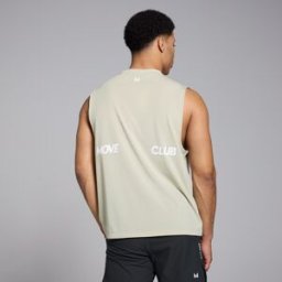 Débardeur oversize MP Tempo Graphic pour hommes – Gris sel - S