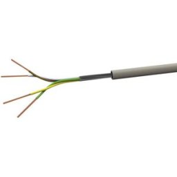 VOKA Kabelwerk LiYY Câble de commande 4 x 0.14 mm² gris (RAL 7001) LIYY4X14 100 m