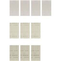 Bosch Accessories EXPERT M480 2608901205 Set de grilles abrasives perforé Grain 80, 80, 80, 80, 120, 120, 120, 180, 180, 180 (L x l) 133 mm x 80 mm 10 pc(s)