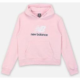 New Balance French Terry Stacked Logo Hoodie par New Balance Kids Rose 14 - 15A Accessoires