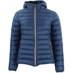 Doudoune à capuche femme Peak Mountain Fine Bleu L Femme