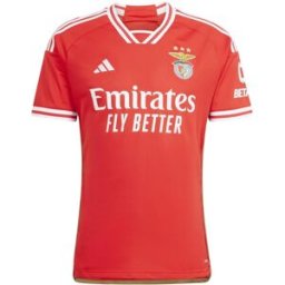 Adidas Benfica Home Shirt 2023 2024 Adults Rouge L Male