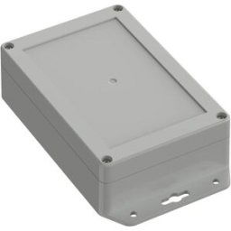 TRU COMPONENTS TC-10860740 Cloche à bride 150 x 100 x 45 ABS gris clair 1 pc(s)