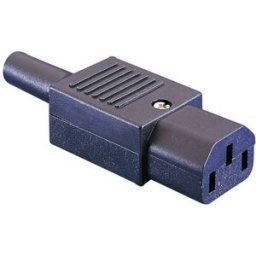 Connectique pour appareils réfrigérants série (connecteur réseau) PX Bulgin PX0587 femelle, droit Nombre total de pôles: 2 + PE 10 A noir 1 pc(s)