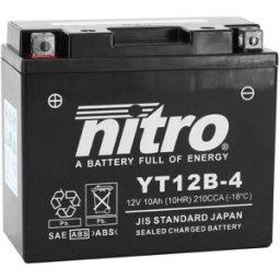 Batterie Nitro NT12B-4 12V 10Ah prête à l’emploi
