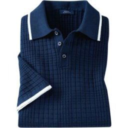 Pierre Clarence Polo maille damier 112-116 (XL)