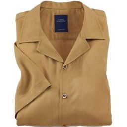 Pierre Clarence Chemisette droite viscose light col bowling 41-42