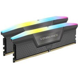 Corsair VENGEANCE RGB DDR5 Mémoire pour PC DDR5 32 GB 2 x 16 GB on-die ECC 5200 MHz DIMM 288 broches CL40-40-40-77 CMH32GX5M2B5200Z40K