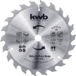 kwb 586159 Lame de scie circulaire 184 x 16 mm 1 pc(s)