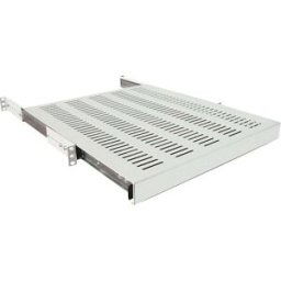 LogiLink SF1S45G 19 pouces Plaque de sol 1 UH extensible adapté à une baie de profondeur: 600 mm gris