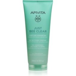 Apivita Just Bee Clear Purifying Cleanser Gel gel nettoyant visage anti-acné 200 ml