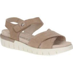 Sandales Caprice bark suede casual open sandals Marron