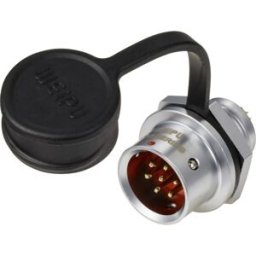 circulaire mâle, droit Ø 12 7 pôles 125 V/AC 5 A IP67 Push-Pull Weipu SF1212/P7