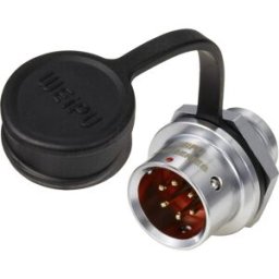 circulaire mâle, droit Ø 12 6 pôles 125 V/AC 5 A IP67 Push-Pull Weipu SF1212/P6