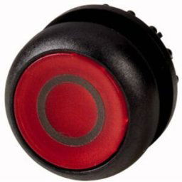 Eaton 216958 M22S-DRL-R-X0 Bouton-poussoir lumineux à rappel collerette plastique 1 pc(s)