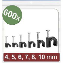 Quadrios 24CA437 Cavalier 24CA437 Plage de Ø du faisceau 2 à 10 mm noir 600 pc(s)