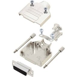 TRU COMPONENTS TCMHDM15HDS26K 7708944 Kit embase SUB-D femelle 180 ° Nombre de pôles: 26 fût à souder 1 pc(s)