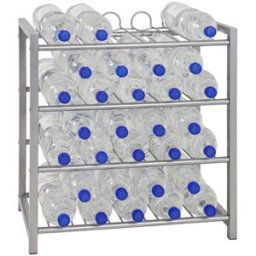 3S. x Home Casier à bouteilles 4 niveaux en acier unisex