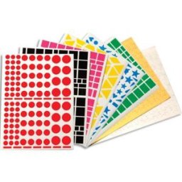 Pochette de 60 feuilles (7032 u) de gommettes Apli kids formes et couleurs assorties