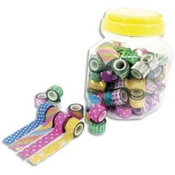 Maxi pack de 100 mini rubans adhésifs Sodertex - 11,6mm x 1Ml - LA BONBONNIERE ABRACADABRANTE L916000