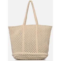 Cabas L Crochet par Vanessa Bruno Blanc T.U Sacs