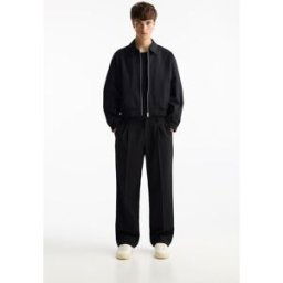 Pull&Bear Pantalon Tailoring Large Noir L male