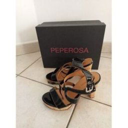 Sandales Peperosa chaussures femme ouverte \\ #039;peperosa\\ #039; Noir
