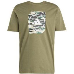 Adidas Graphic Logo T-Shirt Mens Boîte de camouflage vert XL Male
