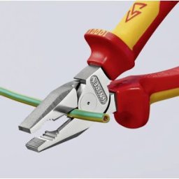 Knipex 02 06 180 VDE Pince universelle à forte démultiplication 180 mm DIN ISO 5746, DIN EN 60900