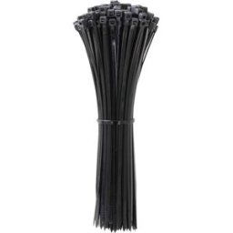 Quadrios 24CA372 24CA372 Serre-câble 250 mm 7.6 mm noir stabilisé aux UV 100 pc(s)